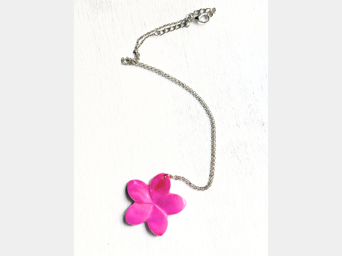 Pink Island Blossom Necklace