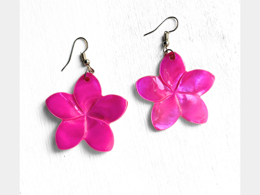 Pink Island Blossom Earrings
