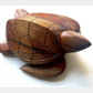 Hand-Carved Wooden Sea Turtle