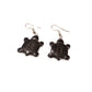 Deep Sea Stone Carved Turtle Earrings — product view