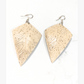 Cream Coconut Shell Earrings — product view