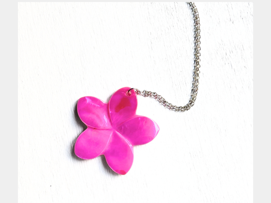 Pink Island Blossom Necklace