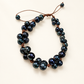 Cultured Black Baroque Pearls Woven Bracelet — AI-restyled studio presentation based on the original product photograph